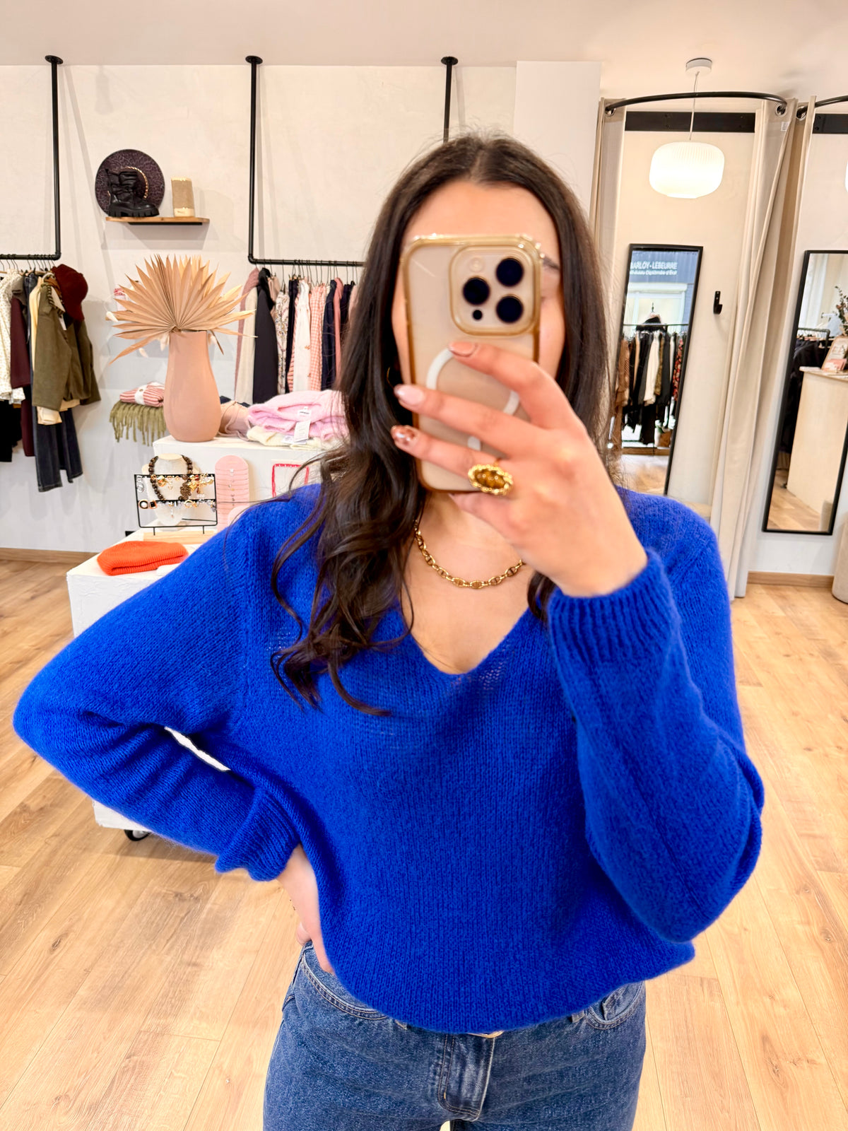 Pull bleu roi - Nina