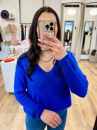 Pull bleu roi - Nina