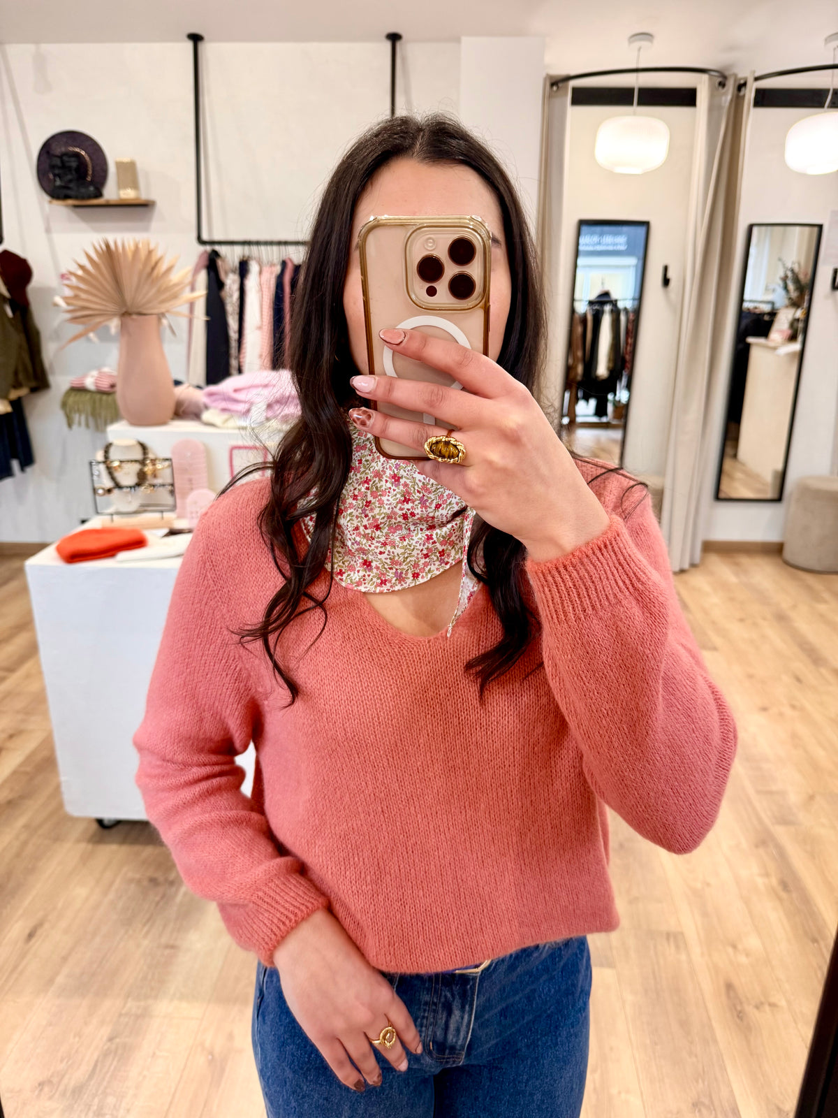 Pull bois de rose - Nina