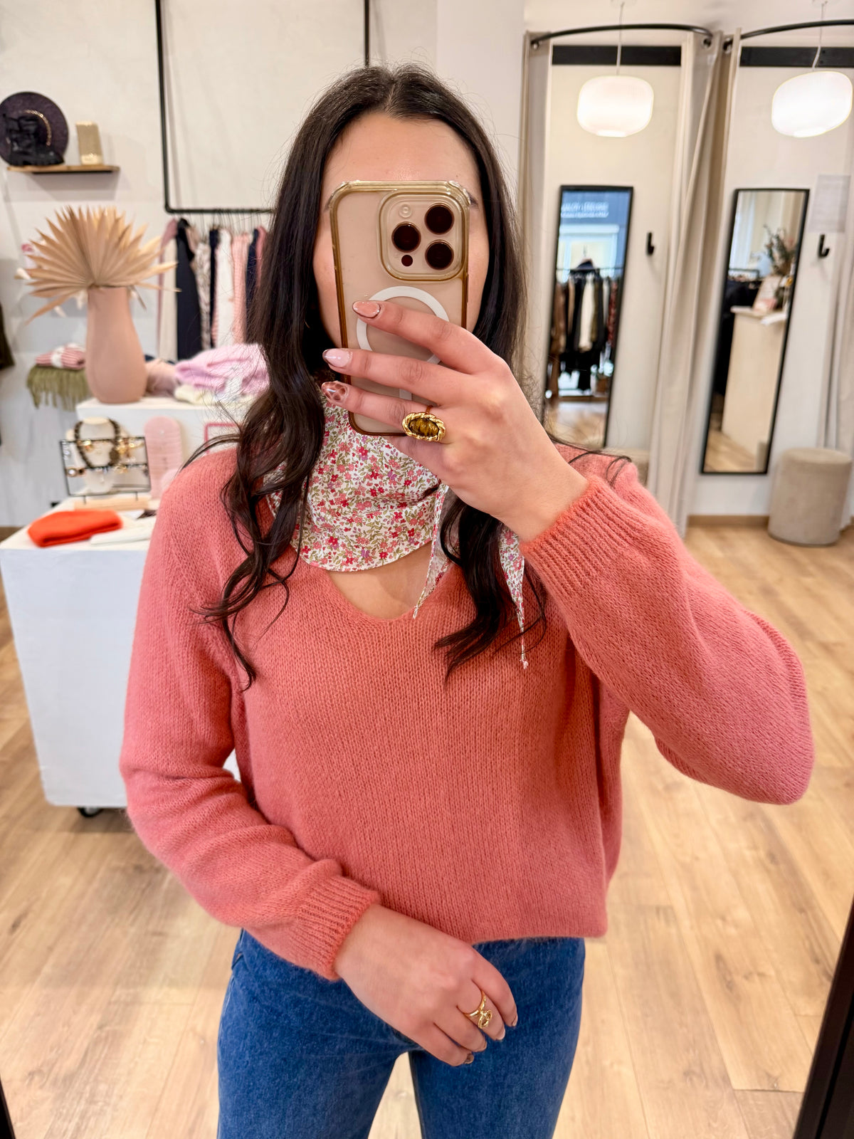 Pull bois de rose - Nina