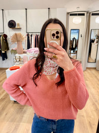 Pull bois de rose - Nina