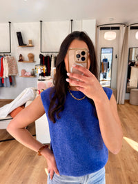 Pull sans manche - Royal