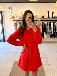 Robe corail-Elisa