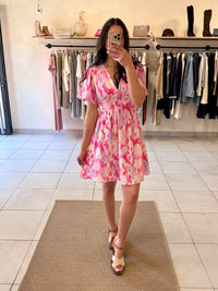 Robe motifs rose-Nathan