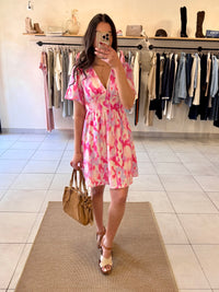 Robe motifs rose-Nathan