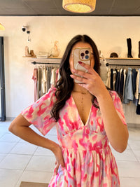 Robe motifs rose-Nathan