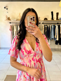 Robe motifs rose-Nathan