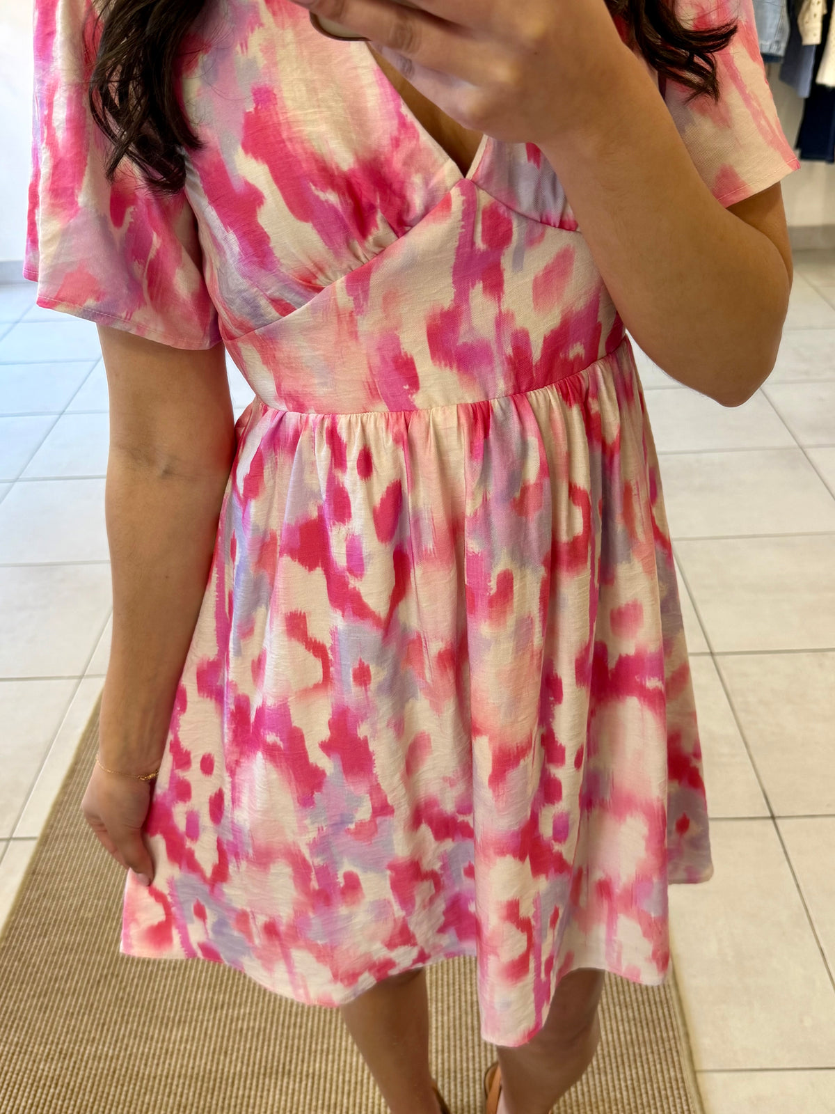 Robe motifs rose-Nathan