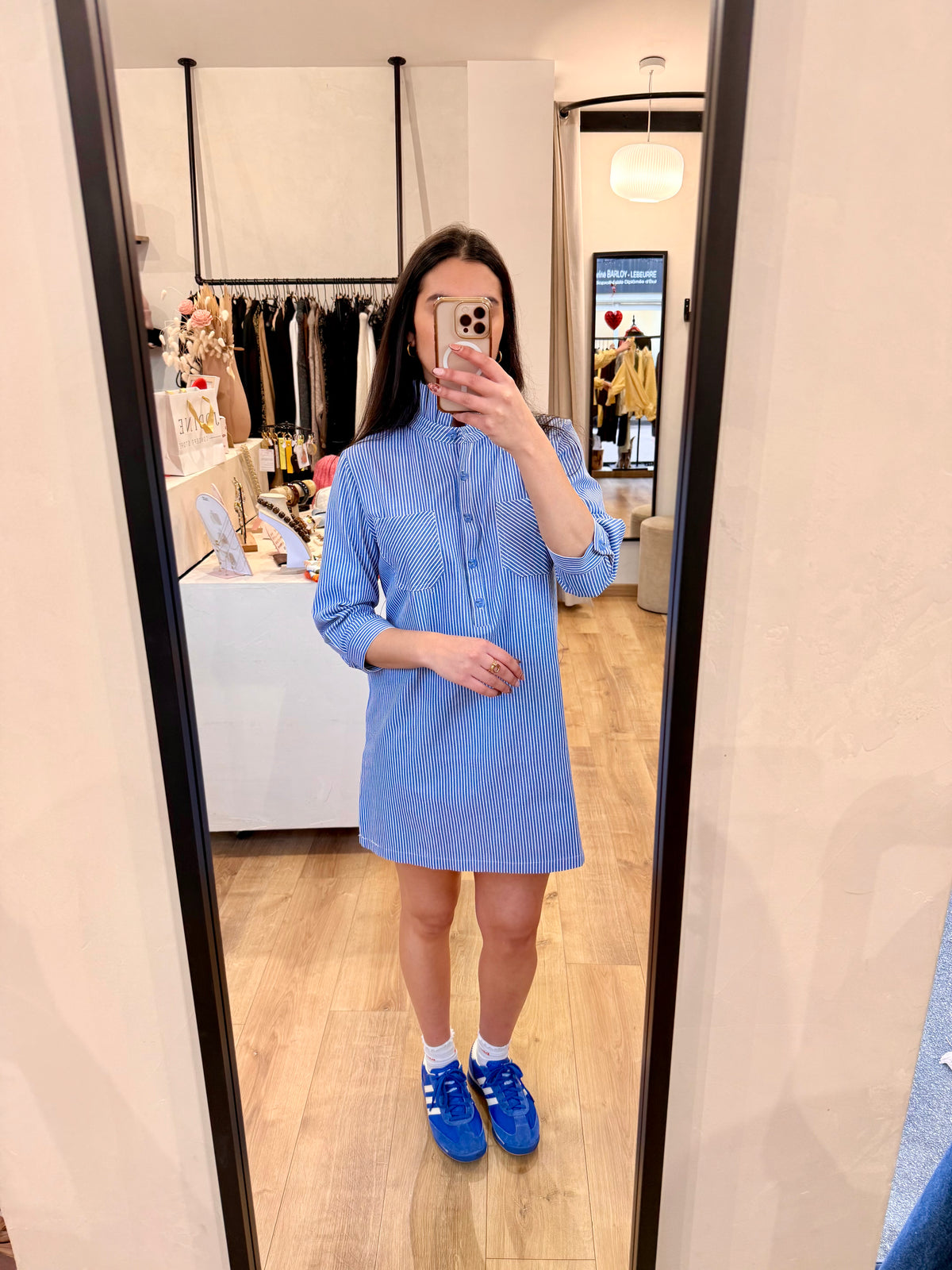 Robe rayure bleu - Valere