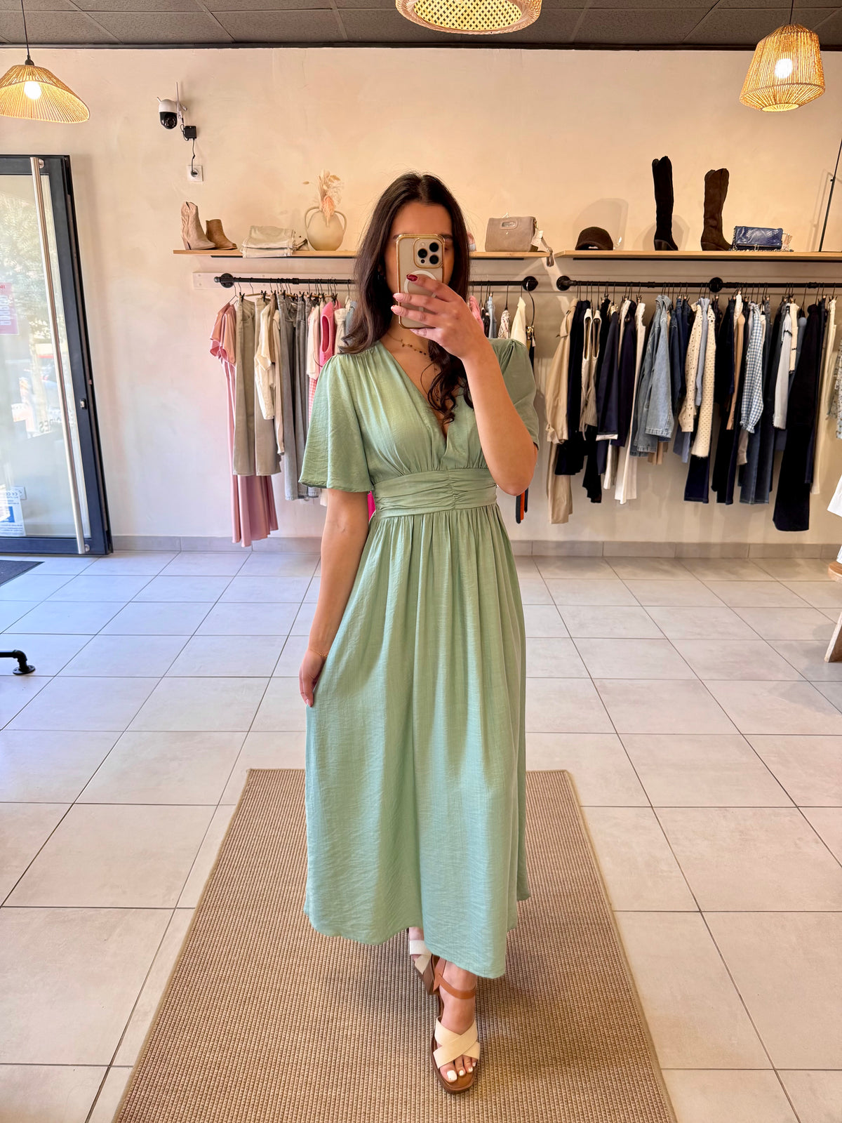 Robe vert d'eau -Eva