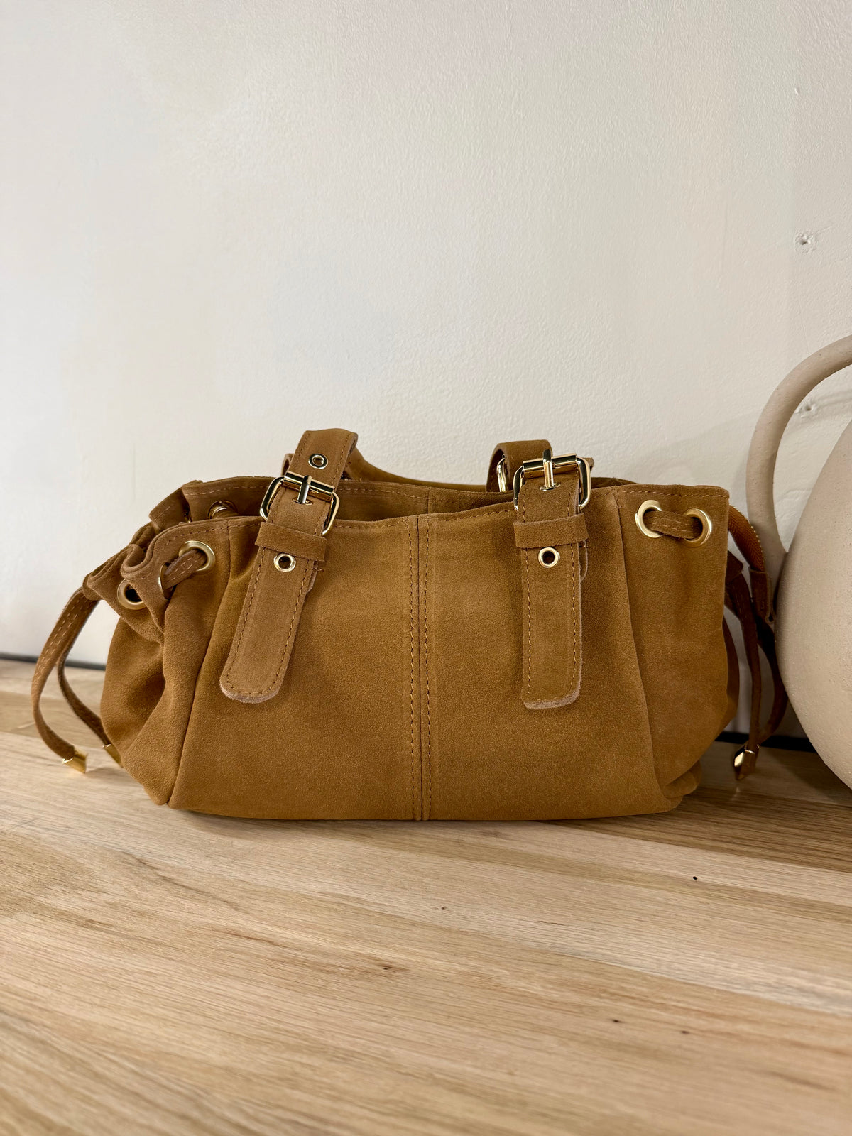 Sac en croûte de cuir - beige