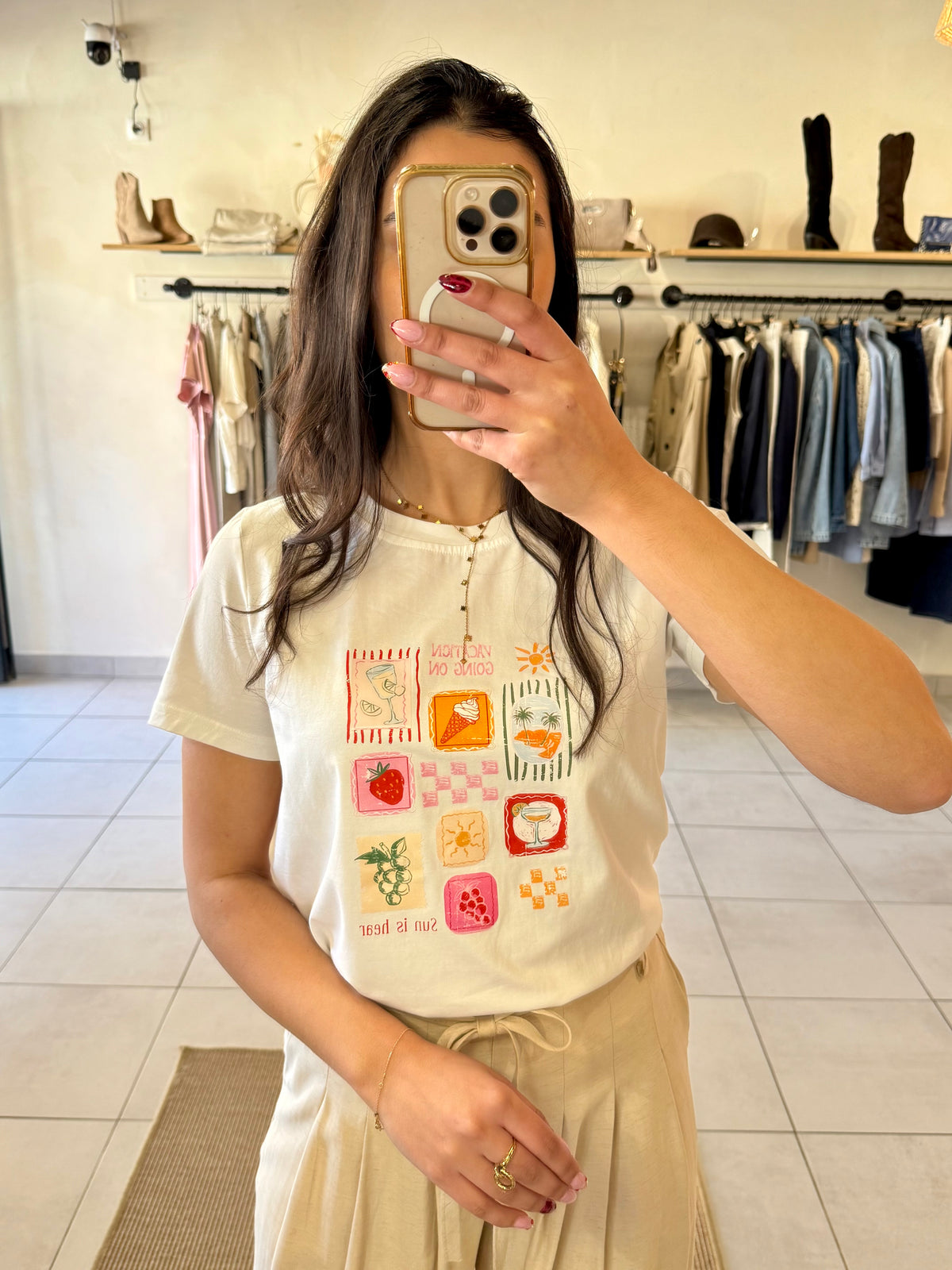 TEE shirt imprimé -Alicia