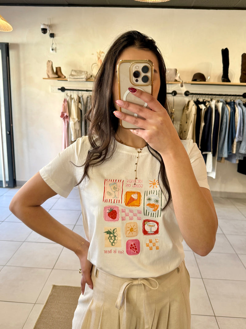 TEE shirt imprimé -Alicia