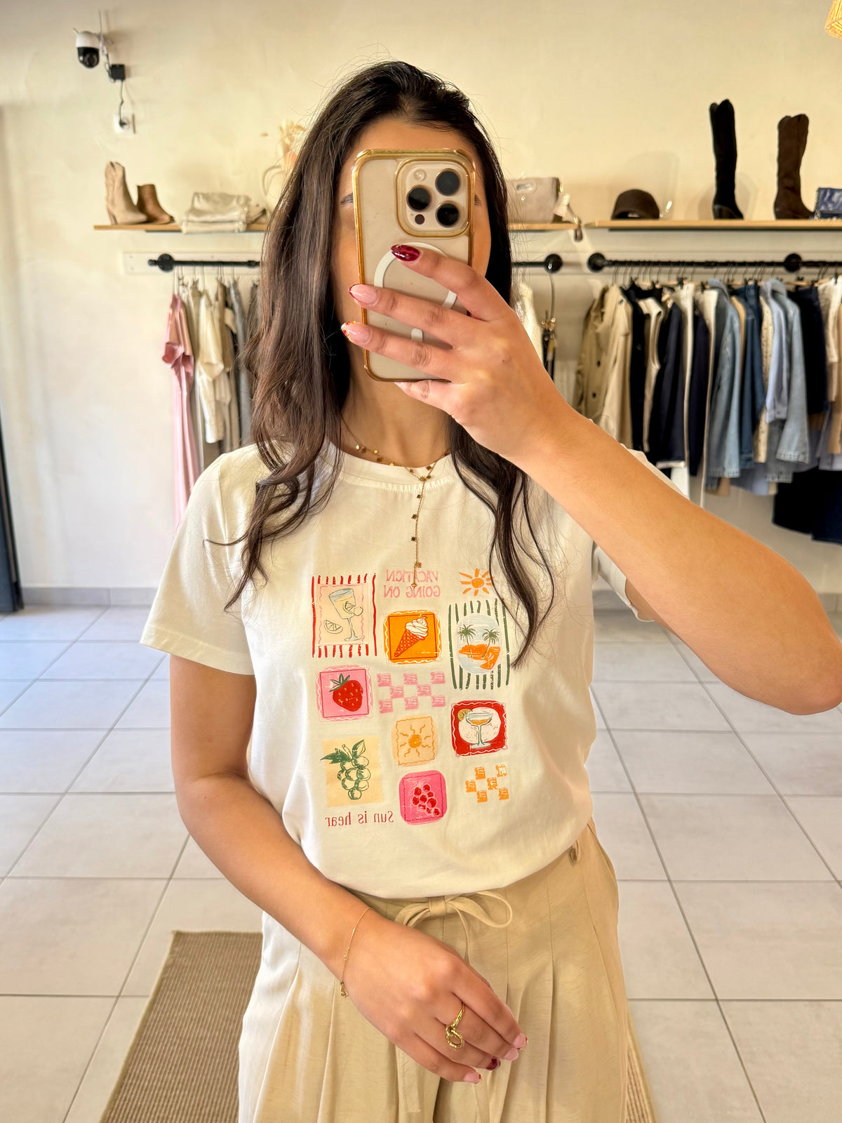 TEE shirt imprimé -Alicia