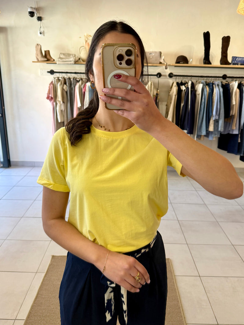 TEE shirt jaune-Basic