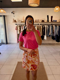 TEE shirt rose-Basic
