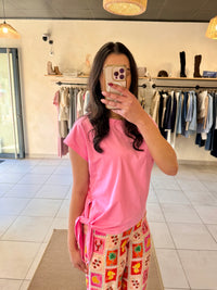 TEE shirt rose -Jade