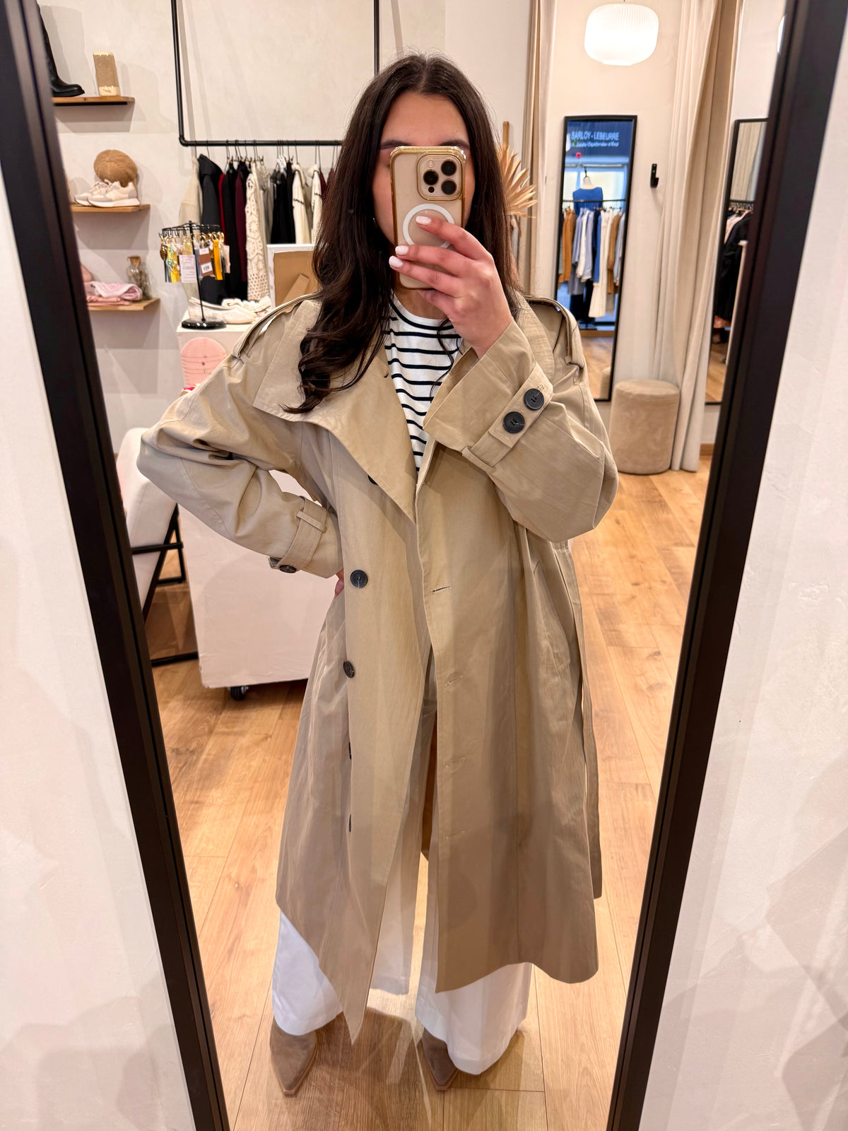 Trench long beige - Chloe