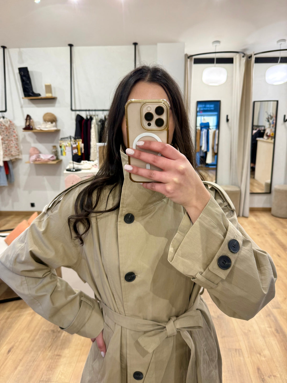 Trench long beige - Chloe