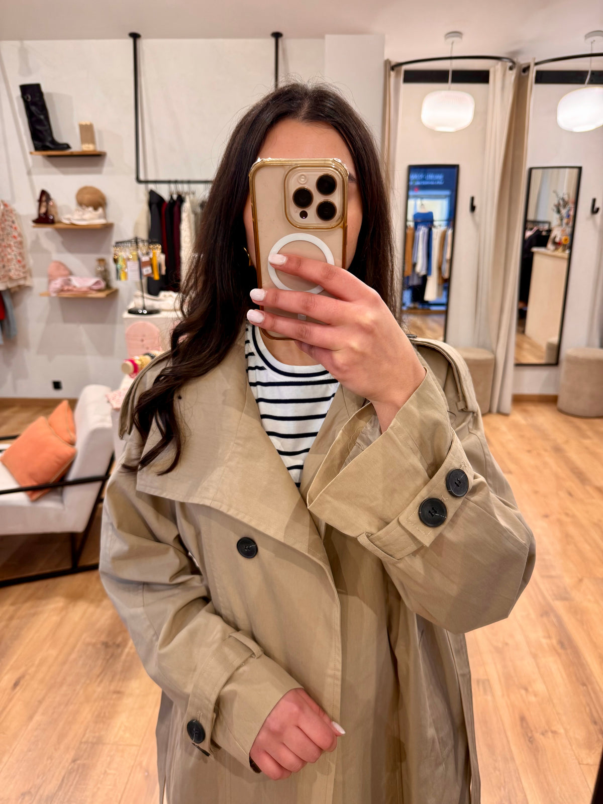Trench long beige - Chloe