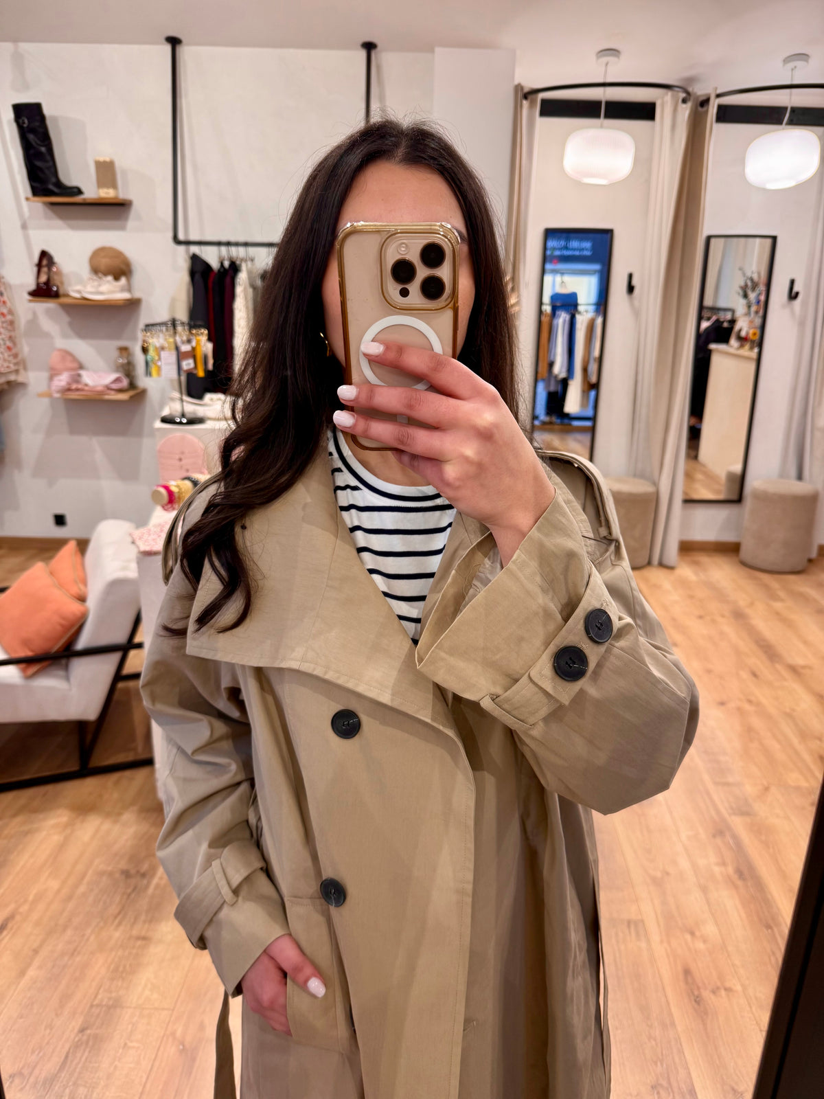 Trench long beige - Chloe