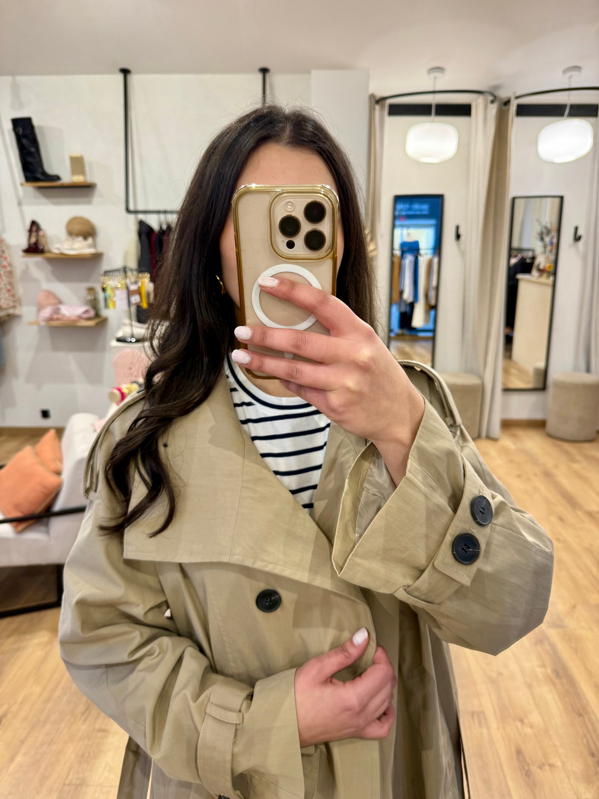 Trench long beige - Chloe