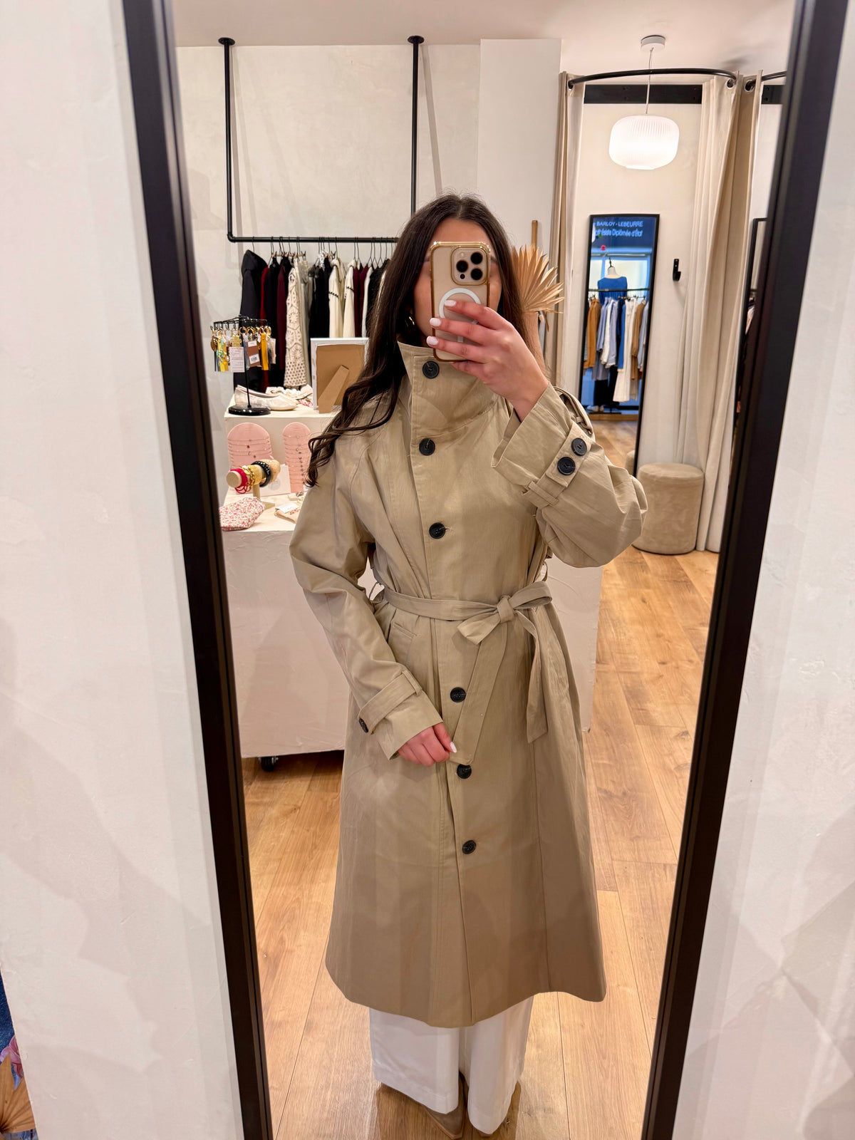 Trench long beige - Chloe
