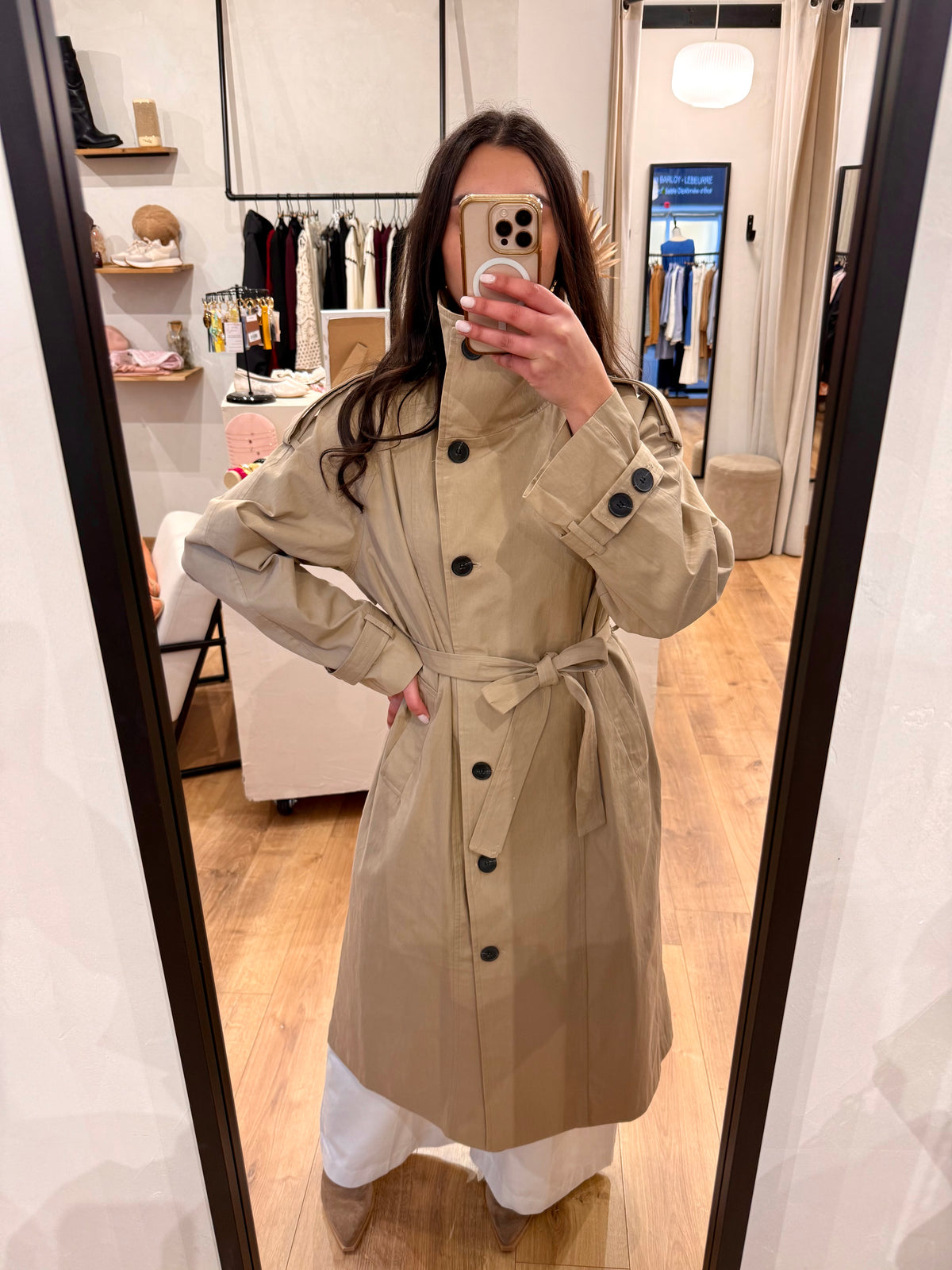 Trench long beige - Chloe