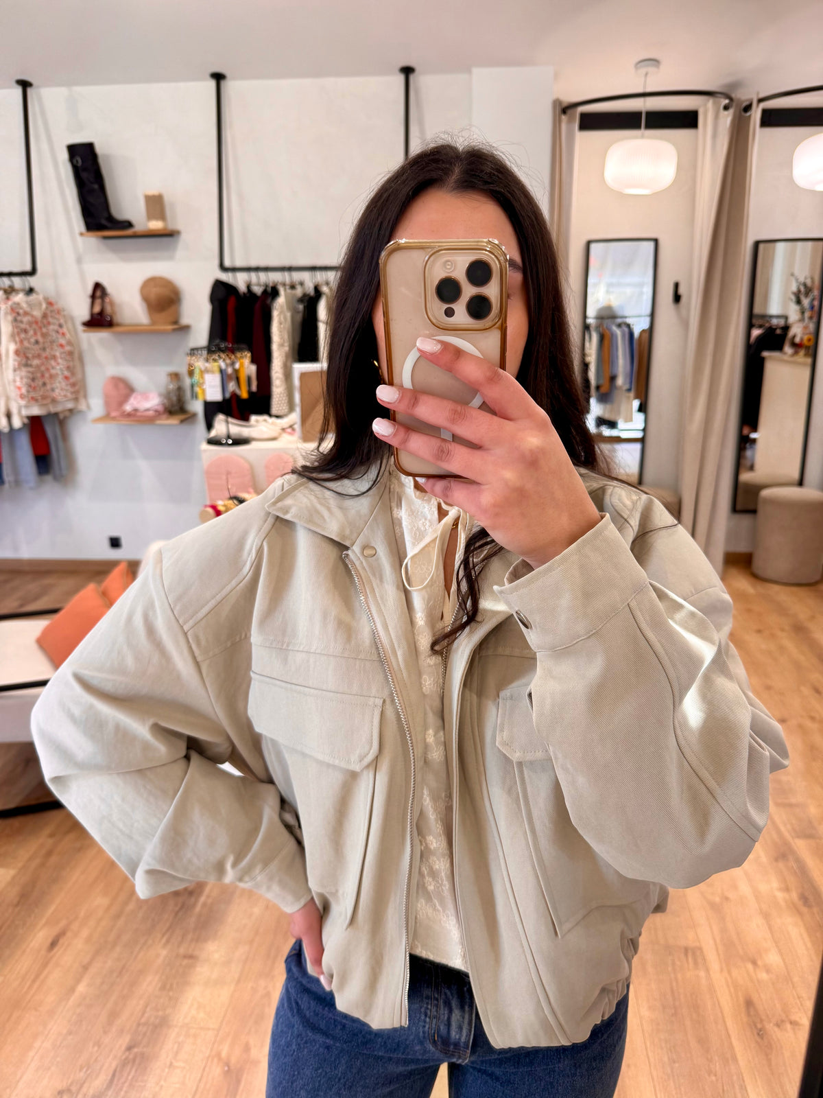 Veste beige - Emma
