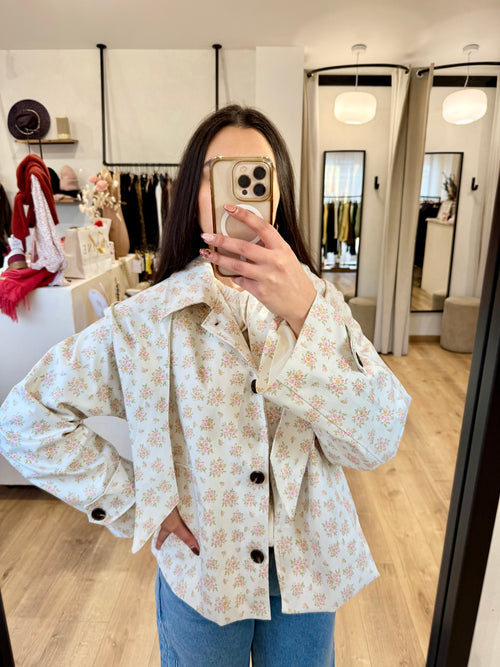 Veste parka fleurie - Sonia