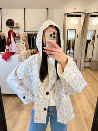 Veste parka fleurie - Sonia